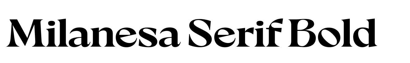 Milanesa Serif Bold